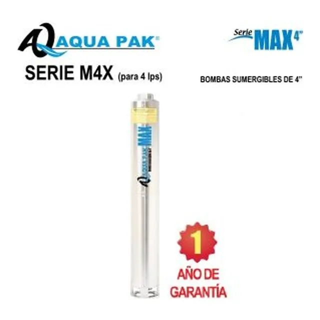 Bomba sumergible 4" Aqua Pak